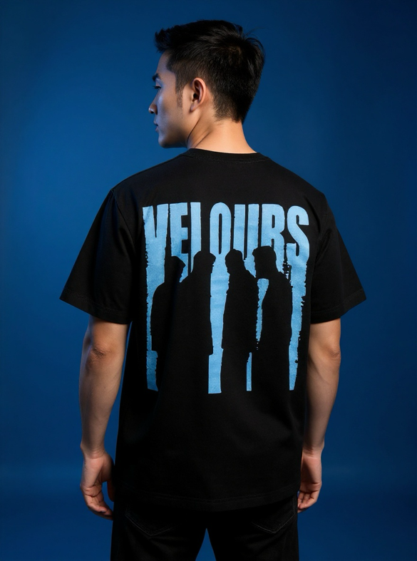 OR Velours Blue Silhouette Tee