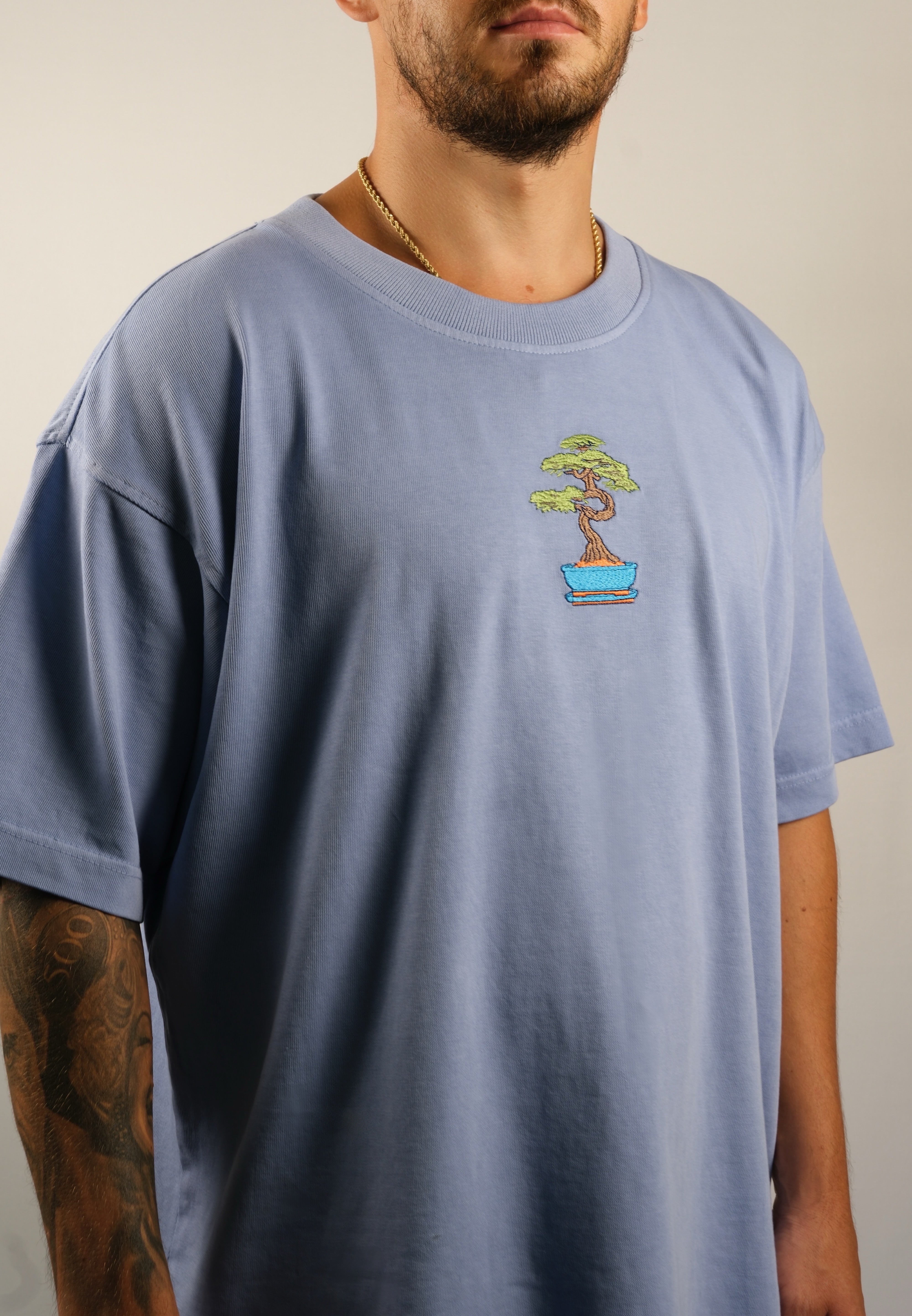Stillness & Sky - Periwinkle Heavyweight Tee