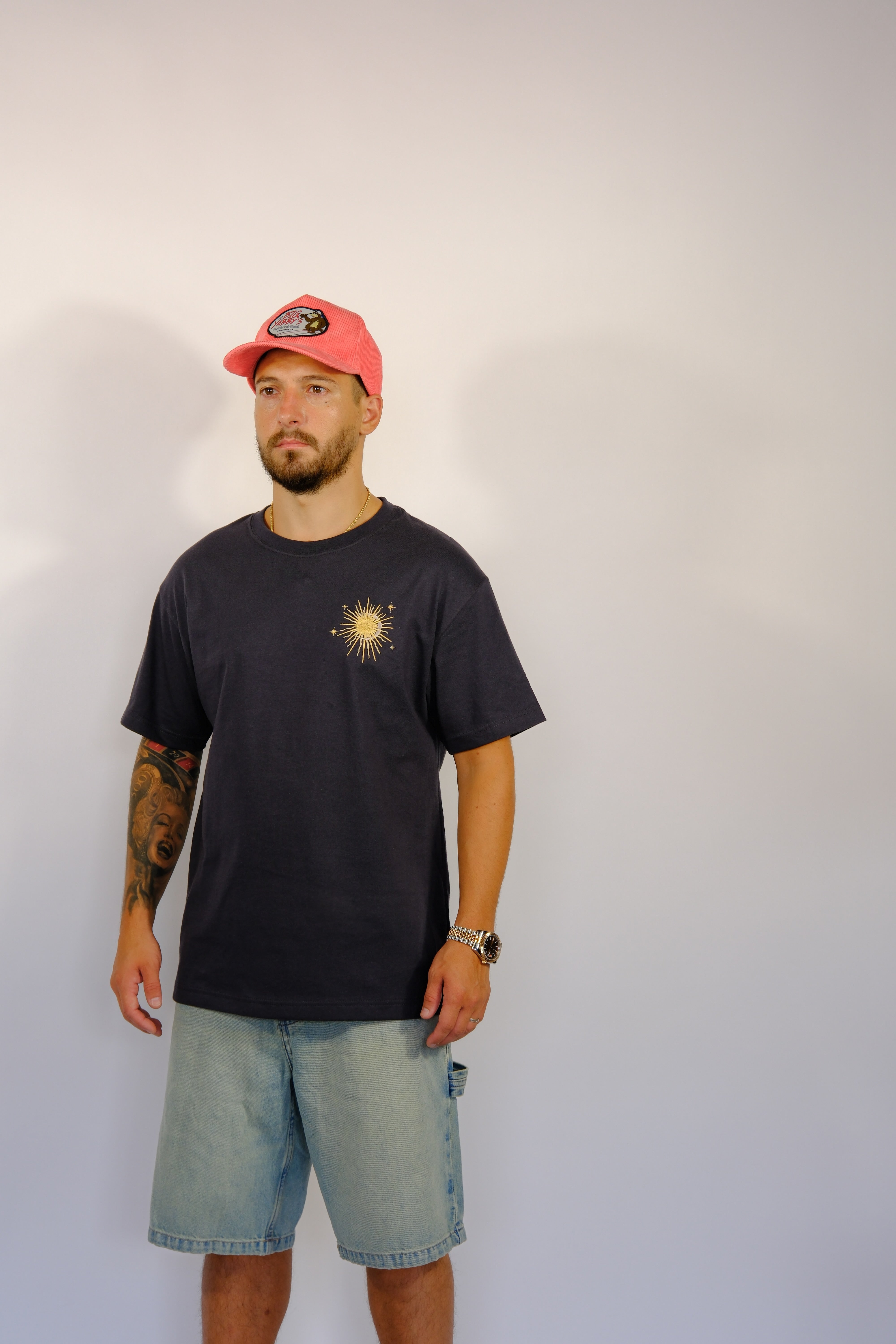 Celestial Cycle – Charcoal Grey Tee