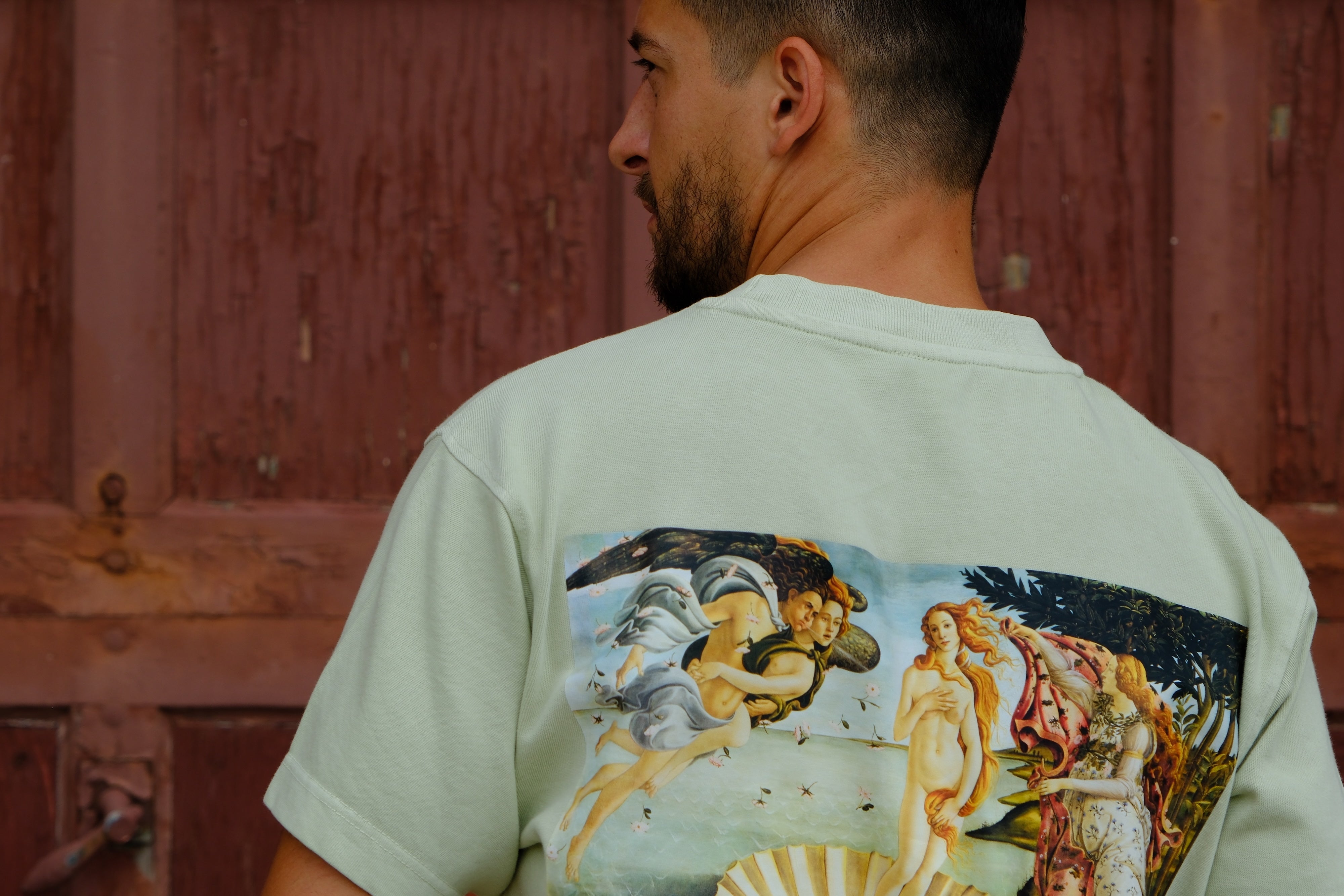 Venus in Bloom - Soft Sage Heavyweight Tee