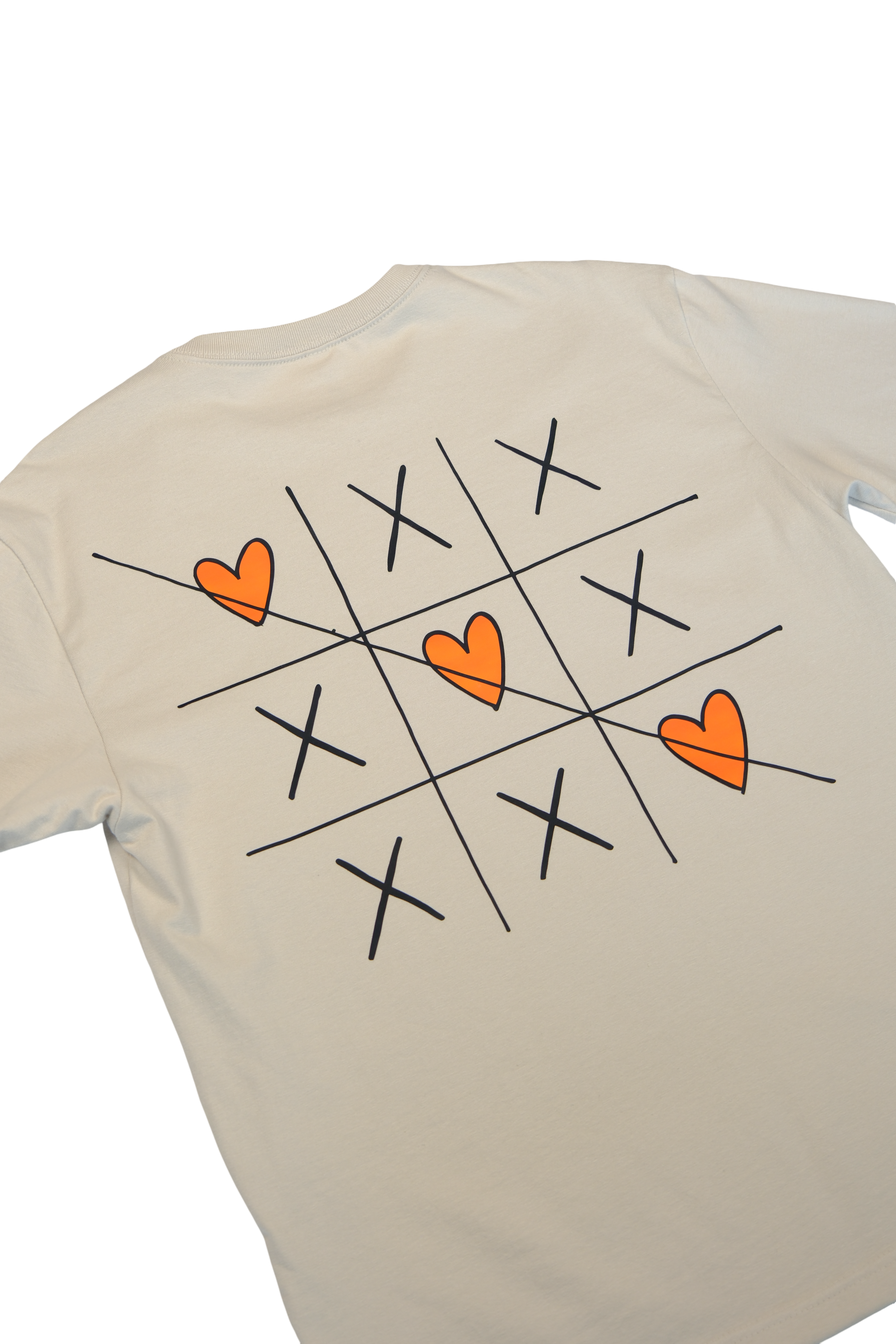 Orange Heart Love Wins Tee