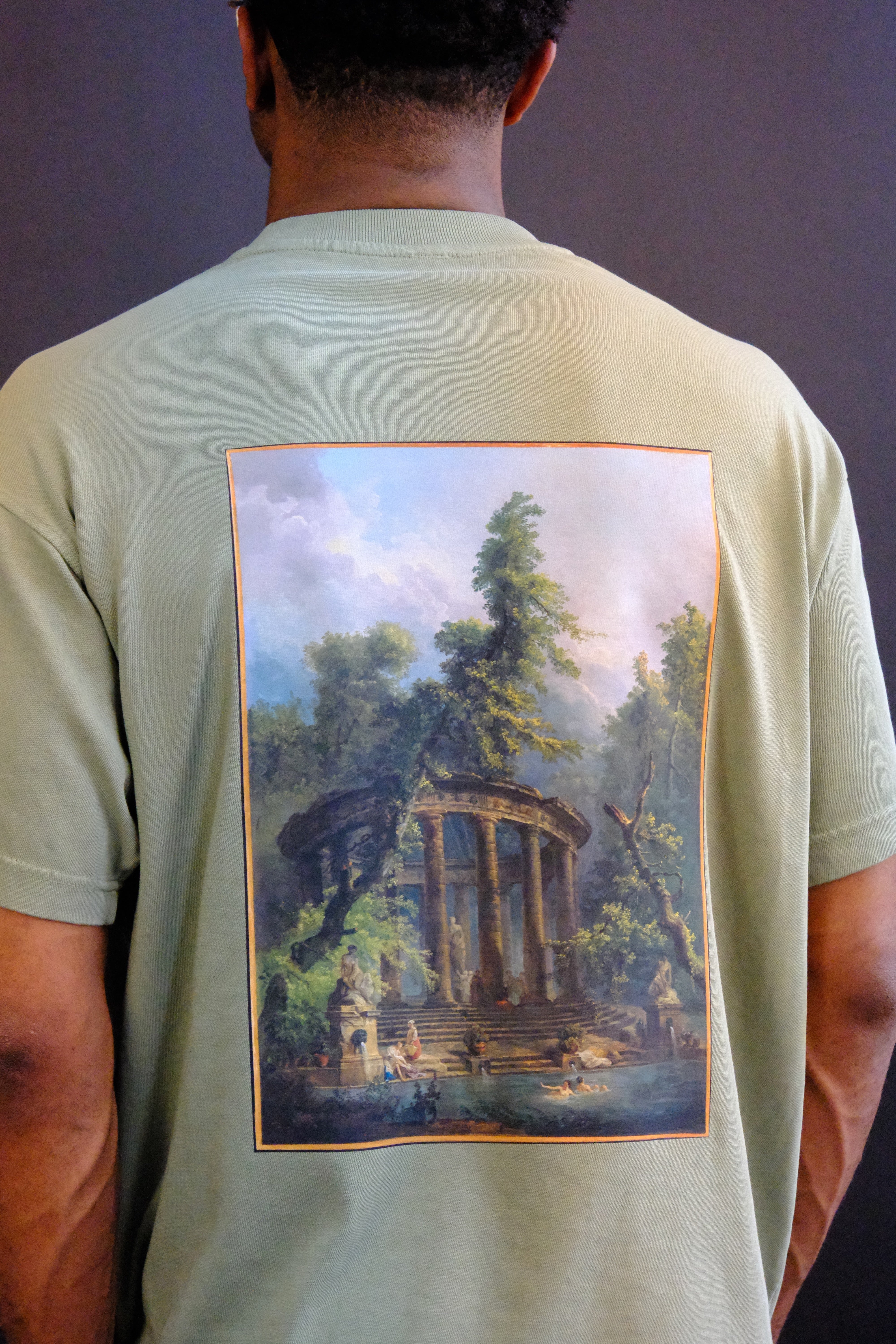 Ruins of Arcadia - Sage Green Heavyweight Tee